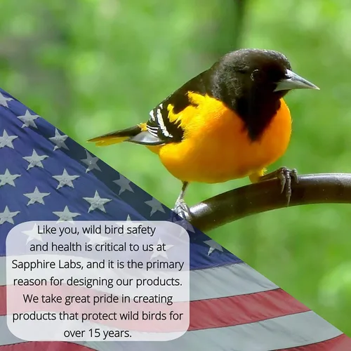 Miniatura 6 de Sapphire Labs Nectar Defender - Extensor de néctar de colibrí que prolonga la vida útil del néctar para comederos de colibríes, funciona