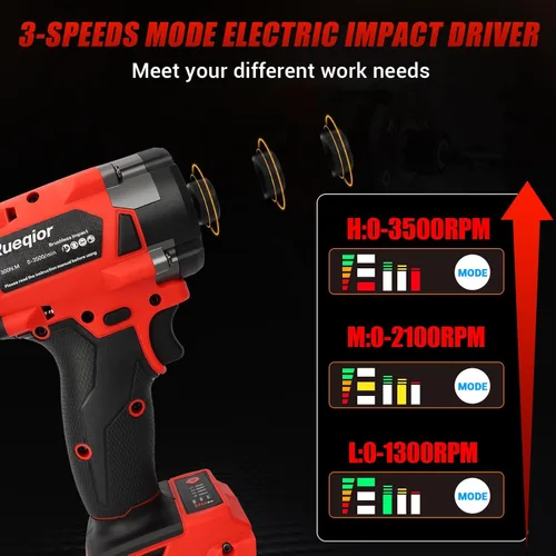 Miniatura 3 de Destornillador de impacto inalámbrico 2953-20 para batería Milwaukee M18, hasta 220 pies-libras (300 N.m) Destornillador de impacto sin escobillas