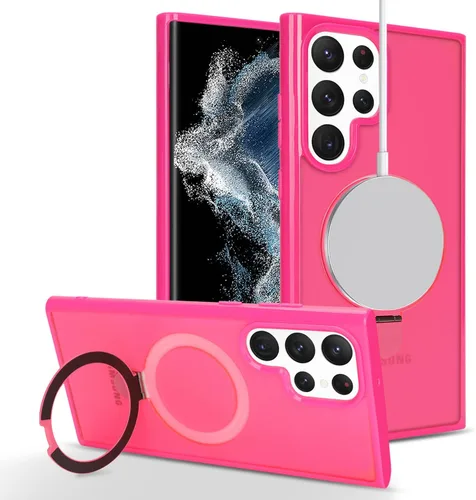 Miniatura 15 de Cavor Funda para teléfono Samsung Galaxy S22 Ultra para hombre, compatible con MagSafe, S22 Ultra con soporte, funda ultra magnética para Samsung A