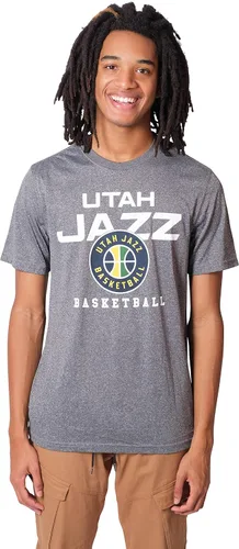Miniatura 8 de Ultra Game Camiseta de manga corta oficial de la NBA para hombre Gris Carbón jaspeado