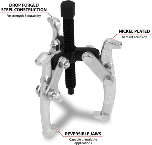 Miniatura 3 de Performance Tool Extractor de engranajes de 3 mordazas de 3" - W135P