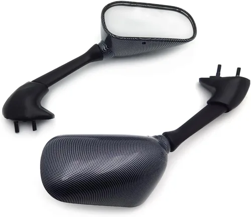 Miniatura 10 de MT058-BK - Espejos laterales de repuesto para equipo original, color negro, compatible con Yzfr6 Yzf-R6 YZF-R1 Yzfr1 1998 1999 2000 2001 2002