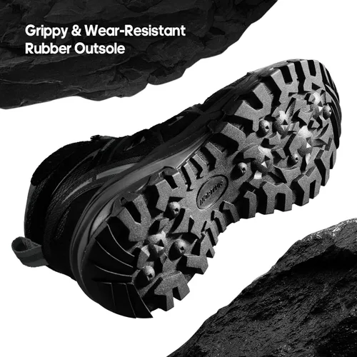Miniatura 5 de NORTIV 8 Botas de senderismo impermeables para mujer, para exteriores, senderismo, camping, botas de búsqueda