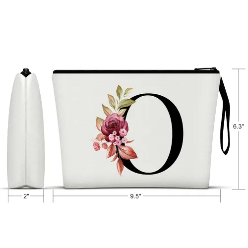 Miniatura 2 de Vavabox A-Z - Bolsa de maquillaje personalizada, regalos de cumpleaños para mujeres y mamá, regalos para mejor amiga, bolsa de cosméticos para novia