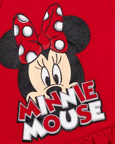 Miniatura 9 de Disney Minnie Mouse - Conjunto de 3 piezas de camiseta de rizo francés y coletero