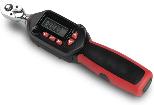 Miniatura 20 de Llave dinamométrica digital de 1/2 pulgada Tapha Tools, rango de torque 7.4-147.5 ft-lb (10-200 N-m), precisión ±2%, notificación LED y timbre