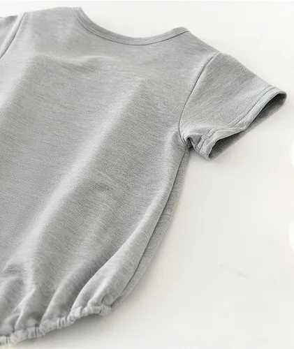 Miniatura 4 de Enfants Chéris Mameluco de burbujas de manga corta para bebé, niño y niña, ropa de verano