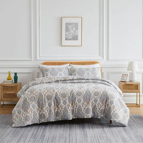Miniatura 49 de SouthShore FINE LINENS Colección Perfect Paisley - Calidad premium, suave, resistente a las arrugas, la decoloración y las manchas, de fácil