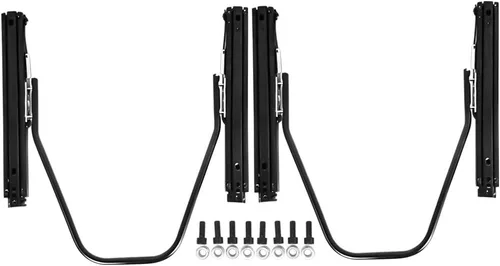 Miniatura 9 de FREEMOTOR802 Asientos universales para vehículos de carreras, asientos deportivos reclinables con deslizadores de doble bloqueo ajustables, 1 par