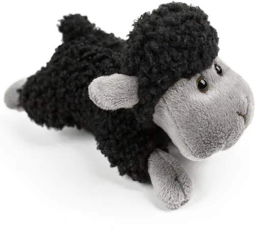Peluche de cordero de oveja, suave y lindo juguete de peluche de cordero negro, juguetes de peluche de ovejas para niños, regalos para niños,