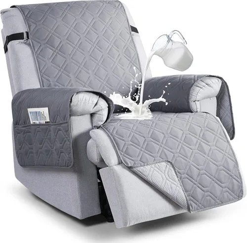 Miniatura 31 de VANSOFY Fundas 100% impermeables para sillas reclinables, funda antideslizante para silla reclinable para perros, protector de muebles, funda