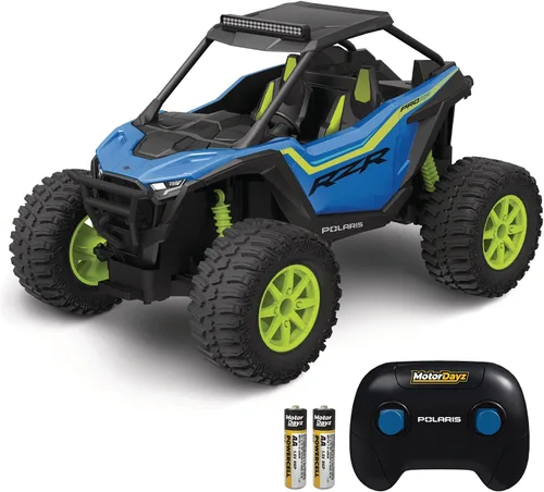 Polaris RZR UTV - Vehículo RC 2WD escala 1:14, con licencia oficial Polaris RZR, control de radio de 2.4 GHz, recargable por USB, listo para