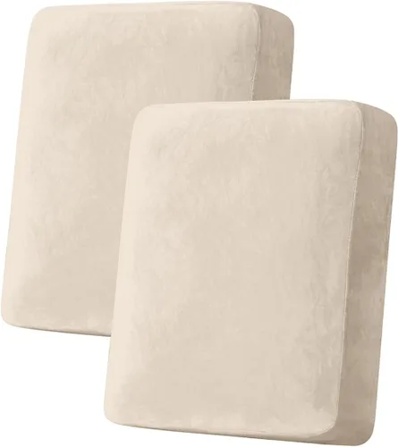 Miniatura 51 de Funda para Sofá de Terciopelo Elástico Funda de Cojín de Sofá 1 Pieza - Funda Deslizable Elástica Lavable para Asiento o Respaldo, Fundas de Asiento