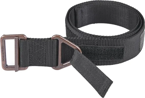 Miniatura 3 de Seibertron Hombres Utility TDU 1.75 pulgadas Nylon Tactical CQB/Rigger's Militar Combat Duty Cinturón Hebilla de Metal Negro