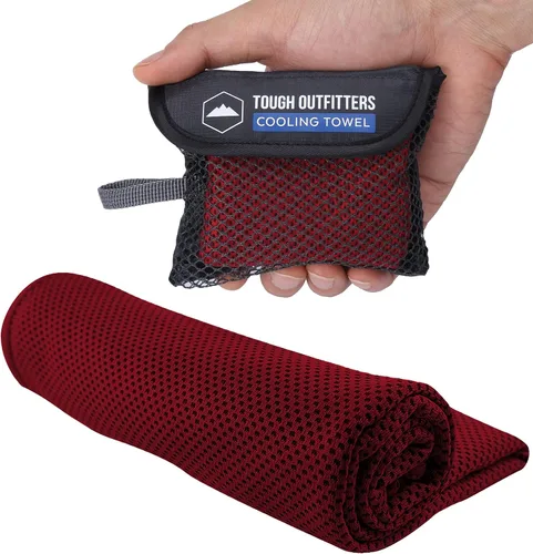 Miniatura 20 de Tough Outdoors Toallas de enfriamiento para cuello y cara, toalla de enfriamiento para el cuello para clima caliente, yoga, deportes, golf, sudor