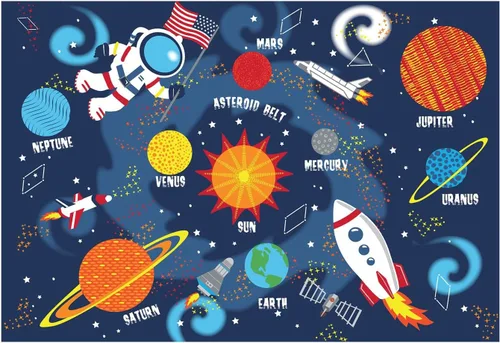 Miniatura 2 de Smithsonian Rompecabezas de descubrimiento de exploración espacial de 100 piezas de 13" x 19