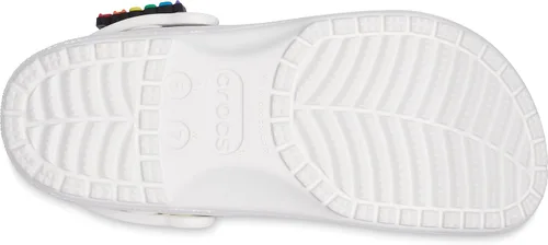 Miniatura 4 de Crocs Zuecos clásicos brillantes unisex para adultos, zapatos metálicos y con purpurina
