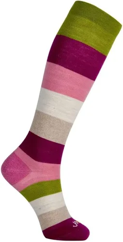 JAVIE - Calcetines de compresión graduados ultra cómodos de 75% lana merino para mujeres y hombres (15-20 mmHg)