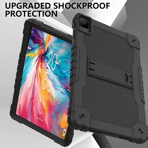 Miniatura 5 de Mignova - Funda para tablet TCL Tab Pro 5G, soporte giratorio integrado, correa de hombro, correa de mano, híbrida a prueba de golpes, para niños