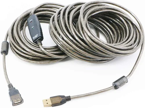 Miniatura 7 de Cable de extensión USB 2.0 A macho a hembra de alta velocidad 480 Mbps (30 pies)