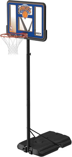 Miniatura 6 de Lifetime NBA New York Knicks - Aro de baloncesto portátil, altura ajustable de 7.5 a 10 pies, tablero de fusión inastillable de 44 pulgadas, base