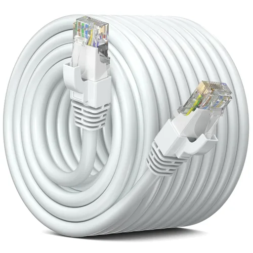 Miniatura 31 de Maximm Cable Ethernet Cat 6, cable de red y conexión de alta velocidad de 100 pies, UTP, 10 Gbps, cable Ethernet de 550 MHz, color negro