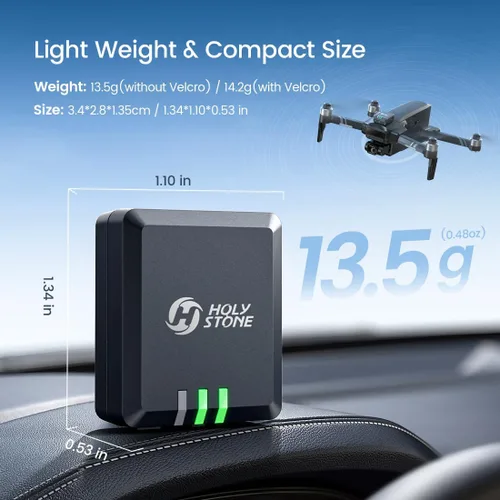Miniatura 4 de Holy Stone Módulo de transmisión de identificación remota compatible con FAA, piezas de repuesto para drones GPS con cámara para adultos 4K, módulo