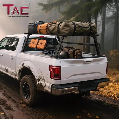 Miniatura 2 de TAC - Estante universal de 6 pies para caja de camioneta Silverado/Ram/Tacoma/F150/Ranger/Colorado/Frontier/Gladiator/Sierra/Canyon/Titan/Tundra