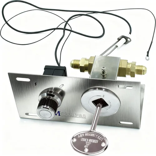 Miniatura 8 de Kit de Encendido para Hoguera con Encendido por Chispa de Botón Pulsador, Válvula de Cierre de 1/2" y Llave de 3", Compatible con Propano y Gas