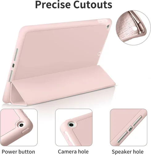Miniatura 5 de kenke Funda para iPad de 6ª/5ª Generación (Modelo 2018/2017) de 9.7 Pulgadas con Soporte para Lápiz, Cubierta Inteligente Ligera con Soporte