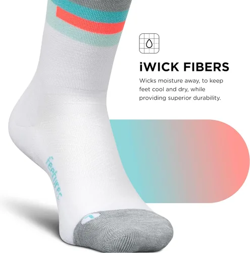 Miniatura 5 de Feetures Elite Light Cushion Mini Crew Sock - Calcetines deportivos con compresión dirigida