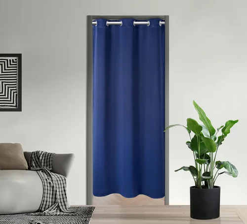 Miniatura 18 de PI Cortinas opacas para dormitorio, tratamiento de ventana con aislamiento térmico de anillo superior, cortinas oscurecedoras de habitación