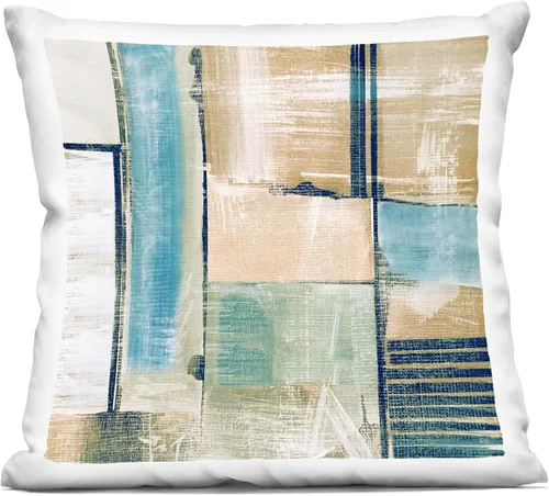 Miniatura 8 de Stupell Industries Natural Boho Abstraction - Almohada para interiores, 18 x 18 pulgadas, color beige