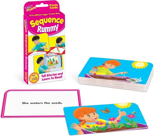 Miniatura 3 de Tarjetas de desafío de secuencia Rummy