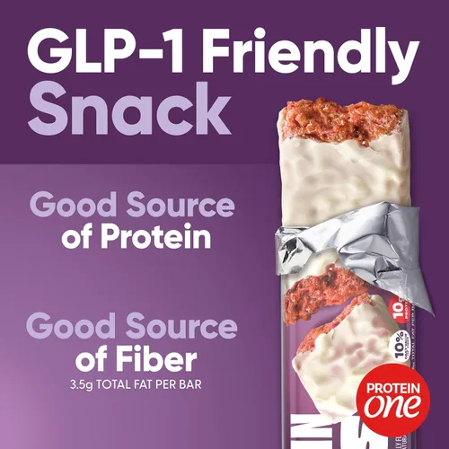 Miniatura 5 de Protein One Barras de proteína de 90 calorías, chispas de chocolate, aptas para Keto, 5 unidades, 4.8 onzas (paquete de 12)