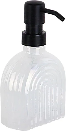 Miniatura 10 de Dispensador de Jabón de Vidrio para Cocina y Baño, 9 Oz, Dispensador de Jabón Líquido Moderno Recargable para Jabón de Manos, Botella Dispensadora