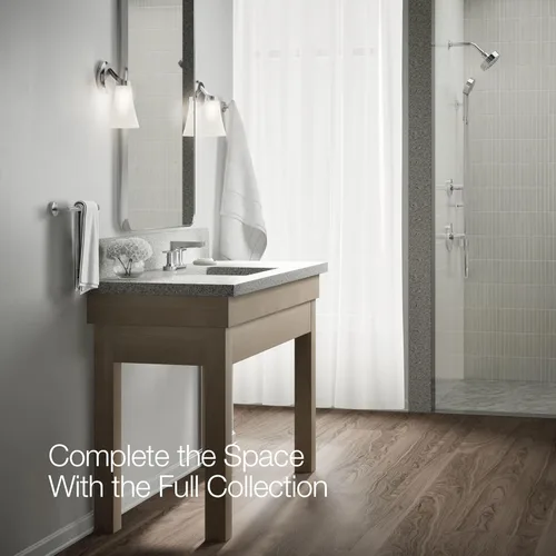 Miniatura 5 de Kohler 97031-4-BN Taut - Grifo para lavabo de baño, 1.2 gpm, níquel cepillado vibrante Vibrant Brushed Nickel
