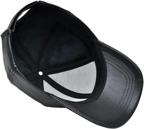 Miniatura 6 de Gorra de béisbol ajustable de piel de vaca genuina fabricada en Estados Unidos