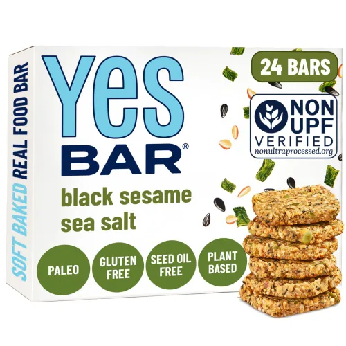 Miniatura 11 de YES Nut Bars - Fresa y coco - Barras suaves masticables saludables hechas con jarabe de arce orgánico, veganas, paleo, sin gluten, sin azúcar