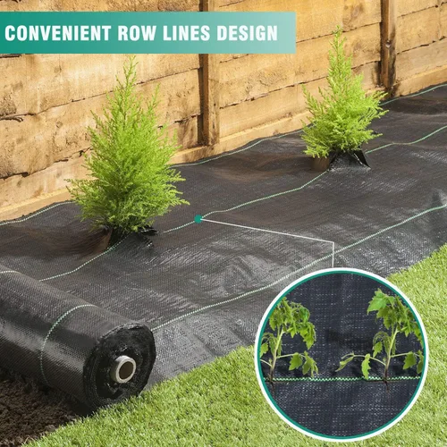 Miniatura 3 de Snail Tela de barrera de malezas de 3 pies x 300 pies, 5 onzas, cubierta de suelo resistente, alfombrilla de jardinería antimalezas, alta
