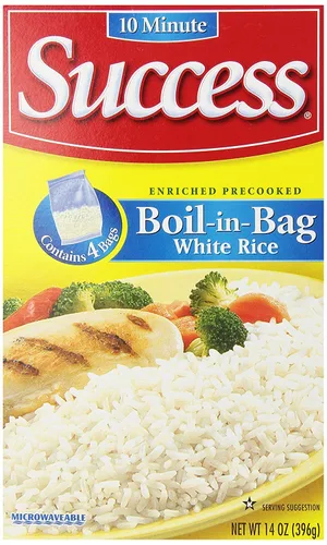 Miniatura 14 de SUCCESS Arroz para hervir en bolsa, Arroz blanco, Comidas de arroz rápidas y fáciles, Caja de 21 onzas