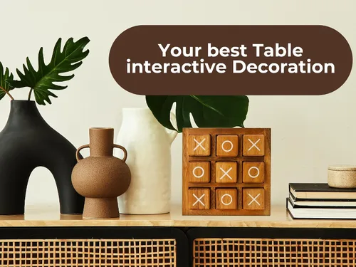 Miniatura 4 de BSIRI Bloques XO de madera (L) Juegos de mesa de Tic Tac Toe - Ideal para juegos de niños, juegos familiares y noches de juegos para adultos