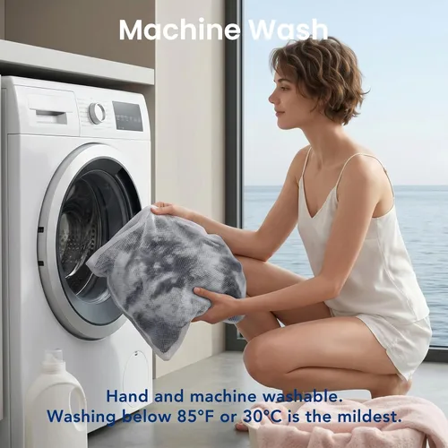 Miniatura 7 de Topcee Manta de Tiro Refrescante para Sudores Nocturnos Decorativa Tie Dye, Absorbe el Calor para Mantenerte Fresco en Noches Cálidas, Q-Max 0.5