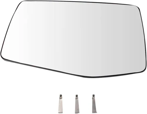 Miniatura 11 de TRQ Cristal de espejo izquierdo compatible con Chevrolet Silverado 1500 GMC Sierra 1500 2019-2021