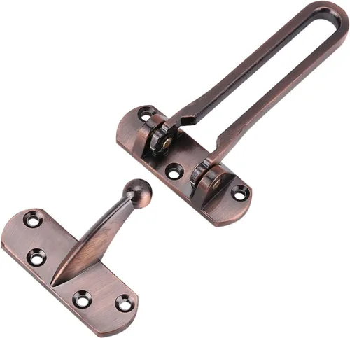 Miniatura 10 de Yosoo Cadena de seguridad de bloqueo de restrictor de bloqueo de ventana de seguridad de aleación de zinc multicolor (bronce)