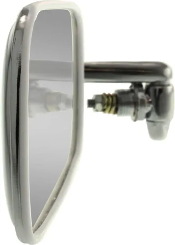 Miniatura 7 de Para Volkswagen Beetle 1968-1977, espejo de puerta del lado del conductor manual sin calefacción no plegable cromado reemplazo
