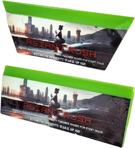 Miniatura 2 de RockRose Asian Crush - Escobilla de repuesto de hoja biselada verde, rectangular de 5 pulgadas, herramienta de limpieza de precisión de alta calidad
