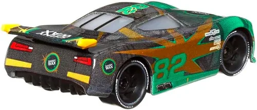 Miniatura 5 de Disney Cars Mattel 1:55 Diecast - Paquete de 2 unidades de cera brillante de próxima generación Conrad Camber & No Stall Jonas Carvers