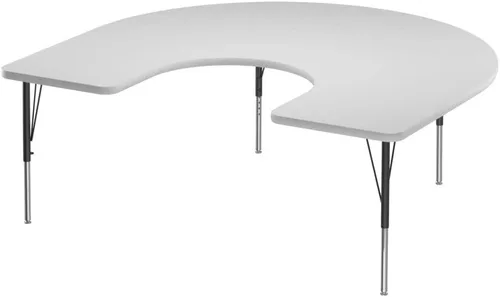 Miniatura 37 de Correll - Mesa rectangular de 24 x 36 pulgadas, mesa de actividades superior de borrado en seco, altura ajustable (19 a 29), laminado de alta