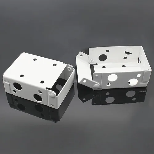 Miniatura 4 de Waziaqoc 4 soportes para persianas, 2.5 pulgadas, color blanco, de perfil bajo, soportes de montaje para barandillas de ventana, tamaño exterior
